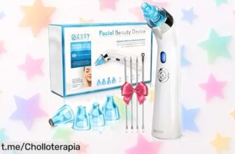 Succionador de puntos negros y espinillas Essy: ¡kit completo para una limpieza facial fácil a un precio regalado que no querrás dejar pasar!