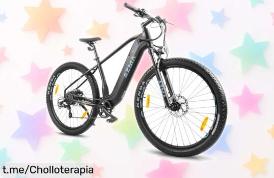 Super oferta Bicicleta eléctrica AZMA para adultos con batería de hasta 150 km y frenos potentes, ¡siente la libertad de pedalear sin límites ahora!