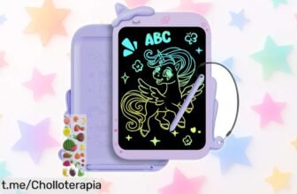Tablet de escritura LCD de 10 pulgadas para peques, creación sin miedo a borrar y protección ocular, ¡ofertón que no querrás dejar escapar!