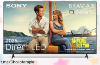 Tele 55” Sony BRAVIA con imagen brutal y sonido envolvente a precio de ganga, el cine en casa que no puedes dejar escapar ¡Hazte ya con el tuyo!