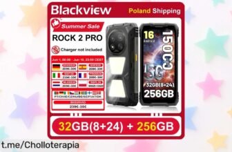 Teléfono robusto Blackview ROCK 2 Pro, un móvil que aguanta el ritmo y con una oferta que baja de precio brutalmente. ¡No te quedes sin este pepino 5G y disfruta la libertad!