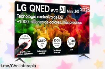Televisor Smart TV LG 75QNED80B6A a un precio de escándalo: ¡imagen nítida y colores que flipas en tu cine en casa! No te lo pierdas, la diversión está a un paso.