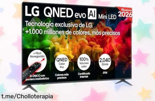 Televisor Smart TV LG 75QNED80B6A a un precio de escándalo: ¡imagen nítida y colores que flipas en tu cine en casa! No te lo pierdas, la diversión está a un paso.