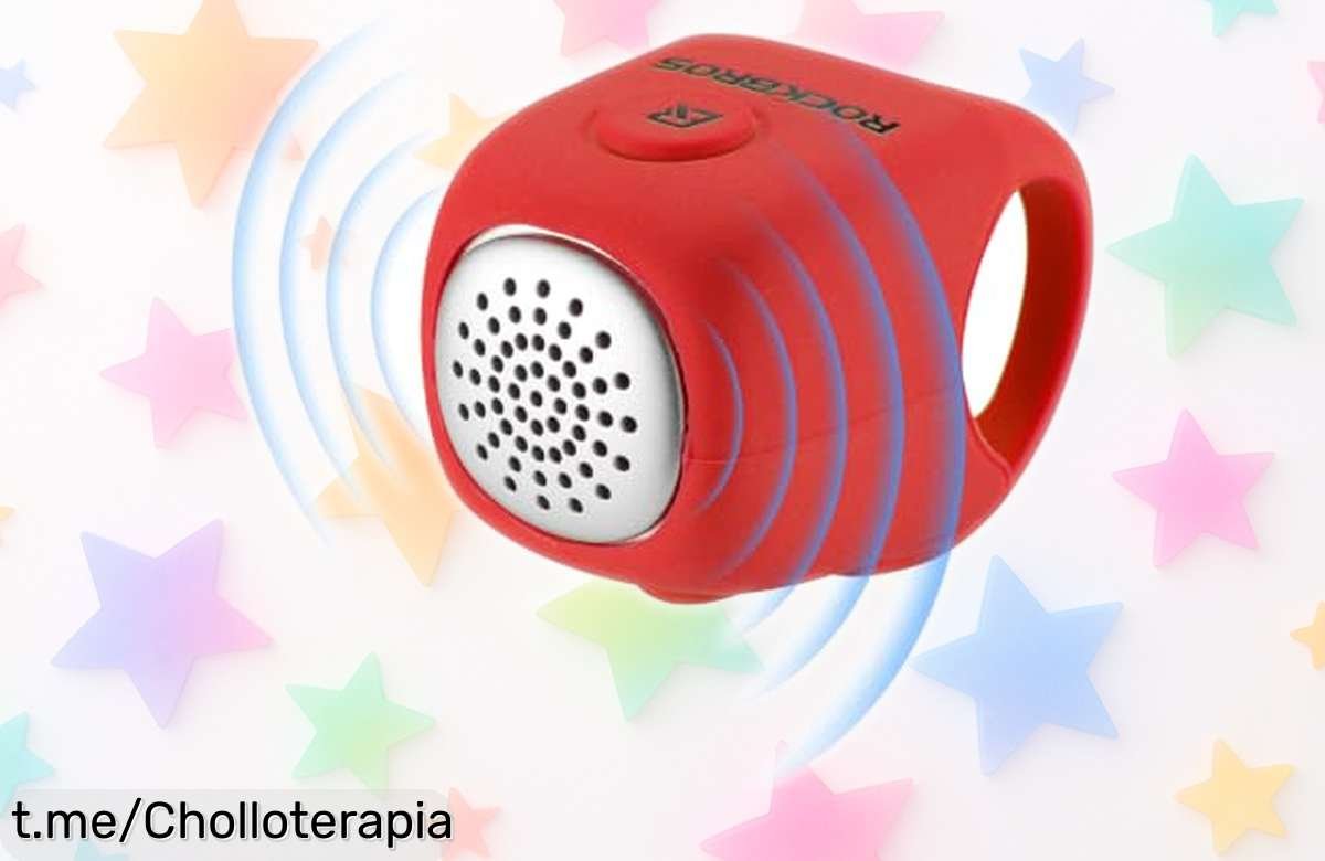 Timbre electrónico ROCKBROS para bicicleta y patinete: ¡super chollo con 3 sonidos, resistente al agua y a un precio de risa que no querrás dejar escapar!