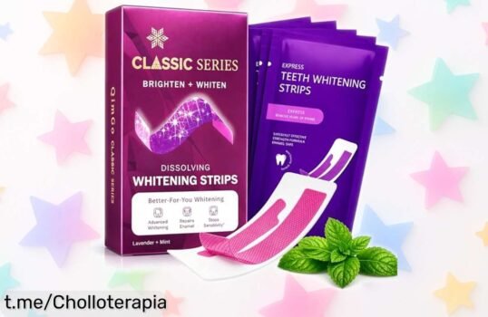 Tiras blanqueadoras mint: consigue dientes más blancos en 30 minutos con este ofertón que no puedes dejar pasar y luce una sonrisa radiante hoy mismo.