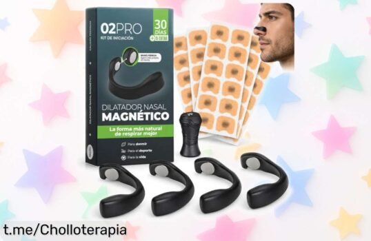 Tiras nasales magnéticas O2PRO MEGAPACK: duerme de maravilla y mejora tu rendimiento deportivo con este chollo; ¡70 parches para 35 noches a precio loco, no lo dejes escapar!