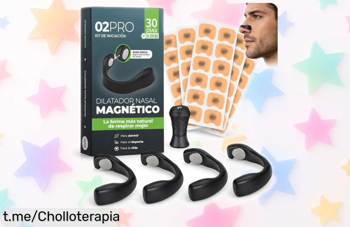 Tiras nasales magnéticas O2PRO MEGAPACK: duerme de maravilla y mejora tu rendimiento deportivo con este chollo; ¡70 parches para 35 noches a precio loco, no lo dejes escapar!
