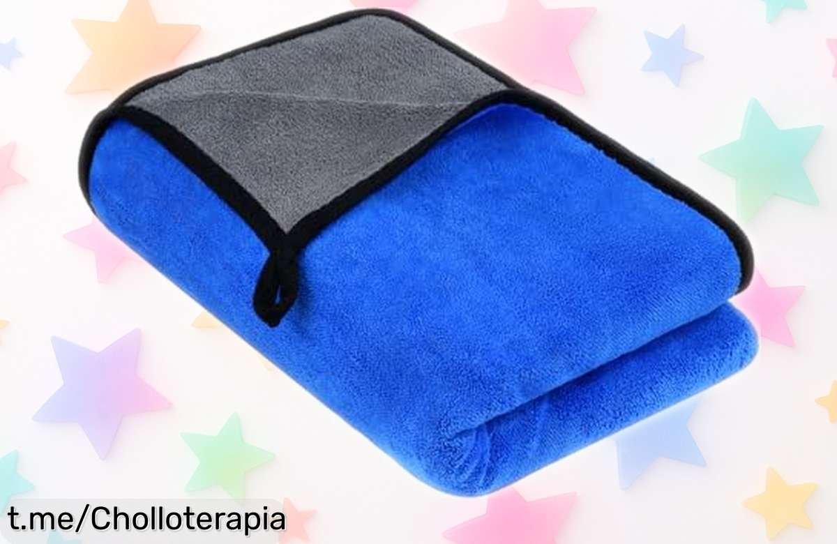 Toalla de microfibra XXL URAQT, la super absorbente que seca al instante y no deja pelusas, ¡a un precio loco que tienes que aprovechar ya!