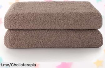 Toallas de baño grandes Top Towel en pack de 2 a un precio loco, secan rápido y no dejan pelusas: ¡hazte con este chollo antes que se agoten!