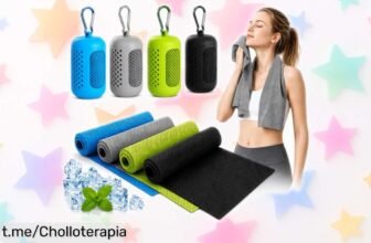 Toallas refrescantes EHIOG en pack de 4: el ofertón que necesitas para mantenerte fresco y activo, ¡no te quedes sin ellas!