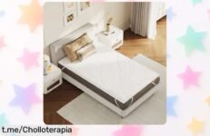 Topper de espuma viscoelástica Sweetnight que se adapta a ti está en oferta increíble, no te pierdas este regalo para un descanso reparador y cómodo que solo dura unos días.