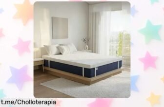 Topper viscoelástico FUSIONHOME con gel refrescante: nunca dormirás igual y a precio de ganga, ¡hazte el favor de mimar tu espalda y conviértete en un dormilón feliz ya!