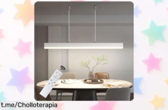 Transforma tu hogar con la lámpara colgante OOWOLF ajustable: color, luz y estilo al mejor precio. ¡No dejes pasar este ofertón y sorpréndete!