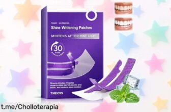 Transforma tu sonrisa con el kit de blanqueador dental: 14 tiras que eliminan manchas en menos de 30 minutos a un precio imbatible, ¡no te lo pierdas y luce esa sonrisa radiante ya!