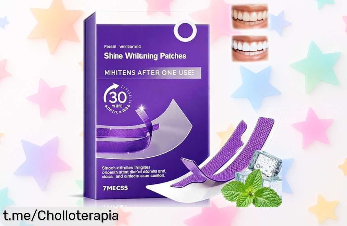 Transforma tu sonrisa con el kit de blanqueador dental: 14 tiras que eliminan manchas en menos de 30 minutos a un precio imbatible, ¡no te lo pierdas y luce esa sonrisa radiante ya!