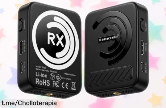 Transmisor HDMI inalámbrico Lemorele: ¡Oferta brutal para disfrutar de tus vídeos sin cables en hasta 4 pantallas! Aprovecha esta oportunidad y mejora tu espacio ahora.
