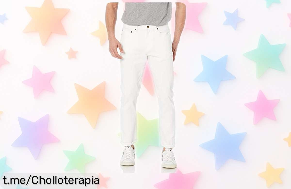 Vaqueros ajustados Amazon Essentials para hombre a precio de escándalo, renueva tu armario con este chollo que combina estilo y comodidad ¡no te quedes sin ellos!