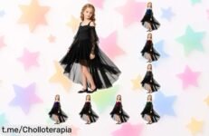 Vestido gótico medieval para niña a precio de escándalo, ideal para brujas modernitas; este descuento te hará llorar de felicidad y dejará huella en cada fiesta.
