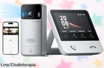 Videoportero con pantalla a color SwitchBot 2K: ¡Oferta increíble para ver quién llama y abrir desde casa a un precio insuperable! No dejes pasar esta oportunidad única.