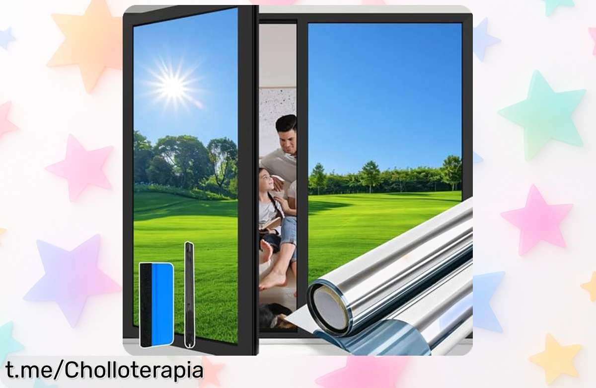 Vinilo espejo unidireccional Niviy: privacidad total y frescura en tu hogar con un precio loco que no podrás dejar escapar, ¡hazlo tuyo antes de que se acabe!