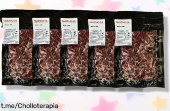 Virutas de Jamón Ibérico Faustino Gil, 5 bolsas de sabor auténtico a un precio regalado que hará brillar tus comidas. ¡No te quedes sin este chollo irresistible!