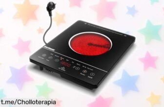 Vitrocerámica portátil Karinear: la forma más fácil y rápida de cocinar en cualquier lugar, ¡tu aliado perfecto con un ofertón que no puedes dejar pasar!