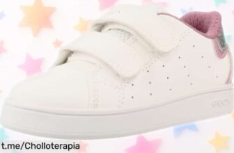 Zapatillas Geox B Eclyper Girl: super chollo con cierre de velcro y plantilla extraíble para que calzarlas sea un juego de niños, no te quedes sin las tuyas hoy mismo.