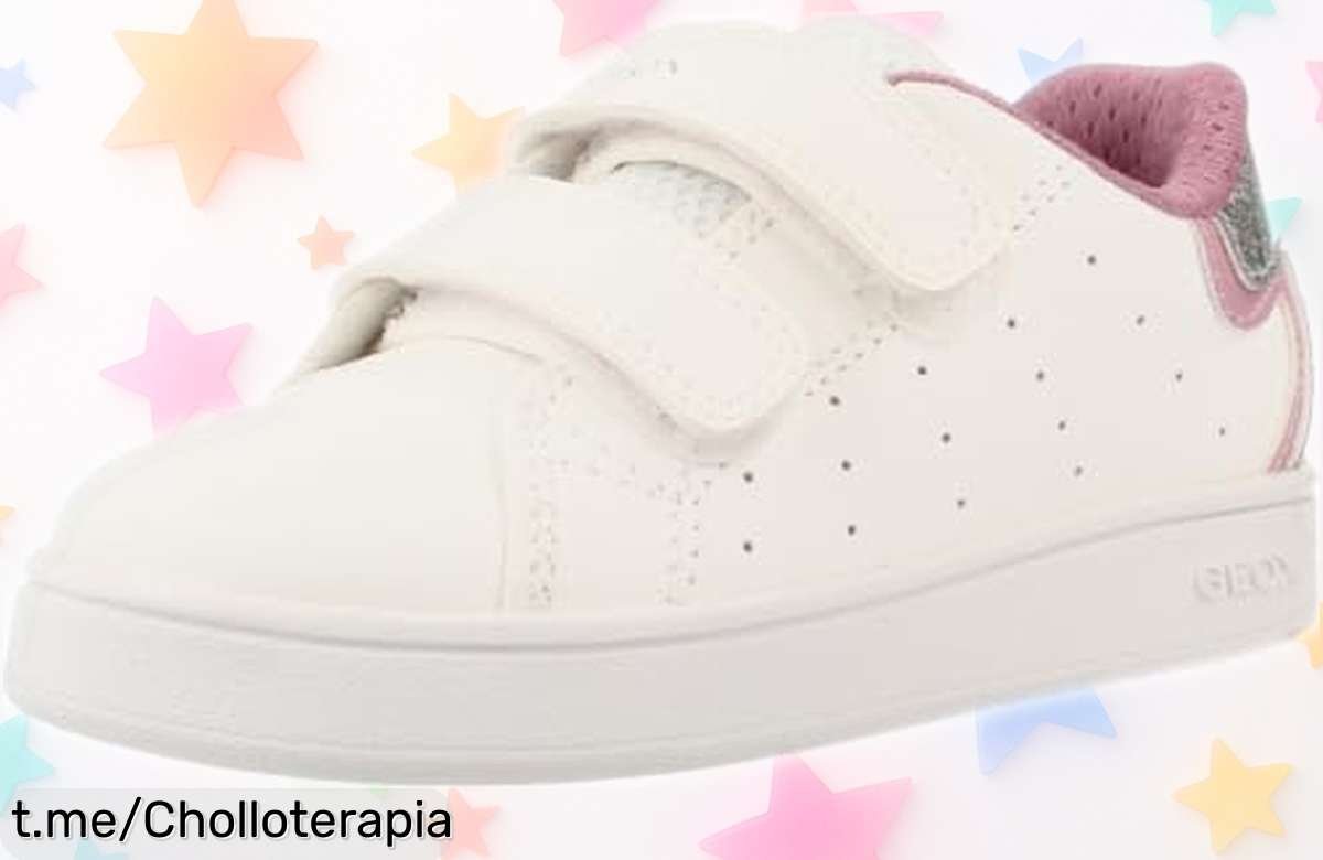 Zapatillas Geox B Eclyper Girl: super chollo con cierre de velcro y plantilla extraíble para que calzarlas sea un juego de niños, no te quedes sin las tuyas hoy mismo.