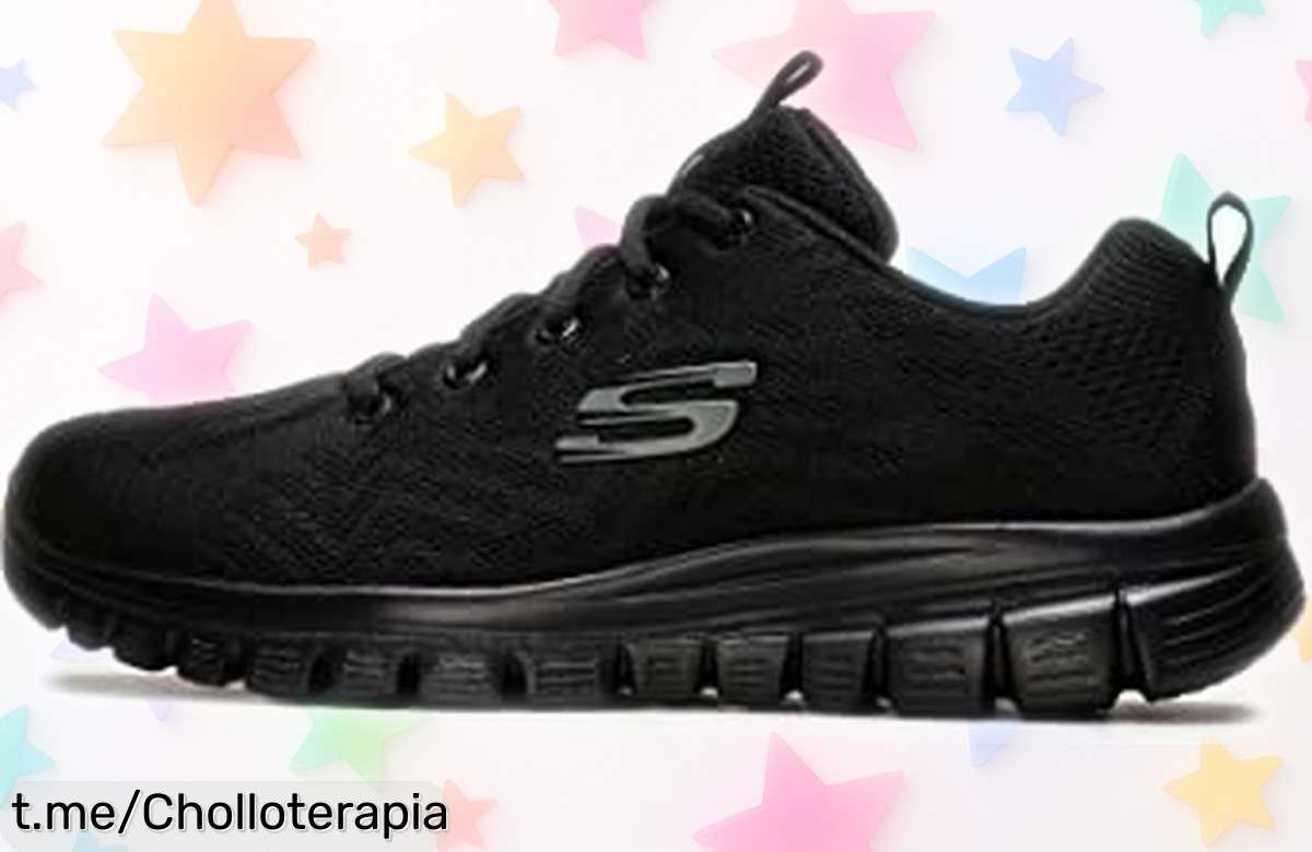 Zapatillas Skechers Graceful para mujer a precio de locura: comodidad y estilo en cada paso, ¡no te quedes sin ellas!