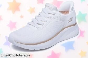 Zapatillas Skechers SlipIns Bobs Squad Chaos, lo más cómodo que vas a hallar: ¡ofertón irresistible para tus pies que no puedes dejar pasar!