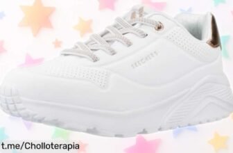 Zapatillas Skechers Uno Lite para chica con cierre Gore, un chollazo que no te puedes perder: frescura todo el día y ahora a un precio de ganga irresistible.
