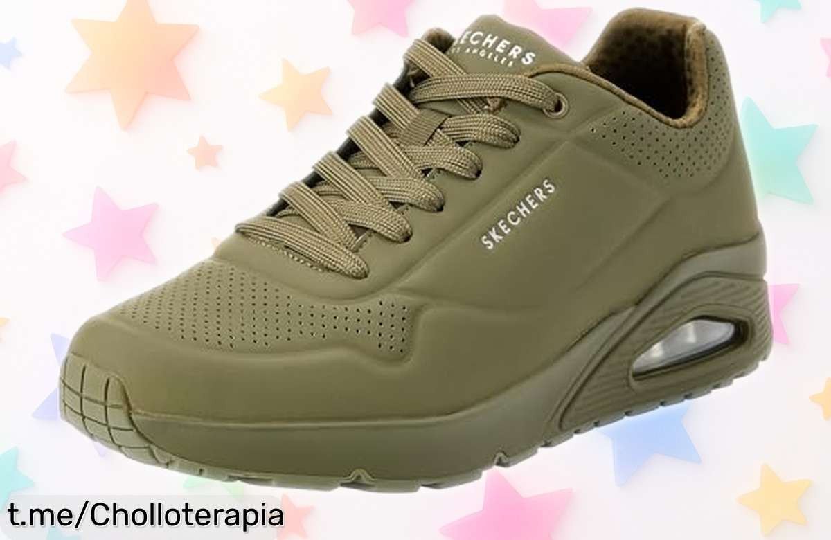 Zapatillas Skechers Uno Stand On Air para hombre con un ofertón increíble que no podrás dejar pasar; pon tus pies en algo que realmente merecen y siente la diferencia hoy mismo.