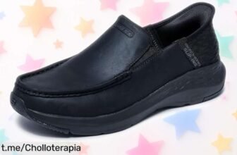 Zapatillas de cuero Skechers Parson Oswin para hombre, rebajadas a un precio locura que no puedes dejar pasar; lucirás increíble y cómodo en cada paso.