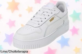 Zapatillas de mujer PUMA Carina Street con suela resistente, ahora a precio loco: no te quedes sin ellas y siente cómo suma estilo en cada paso.