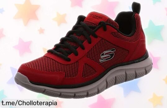 Zapatillas de running Skechers Track Bucolo para hombre a un precio regalado que no volverás a ver, úsalas y prepárate para conquistar la calle con estilo.
