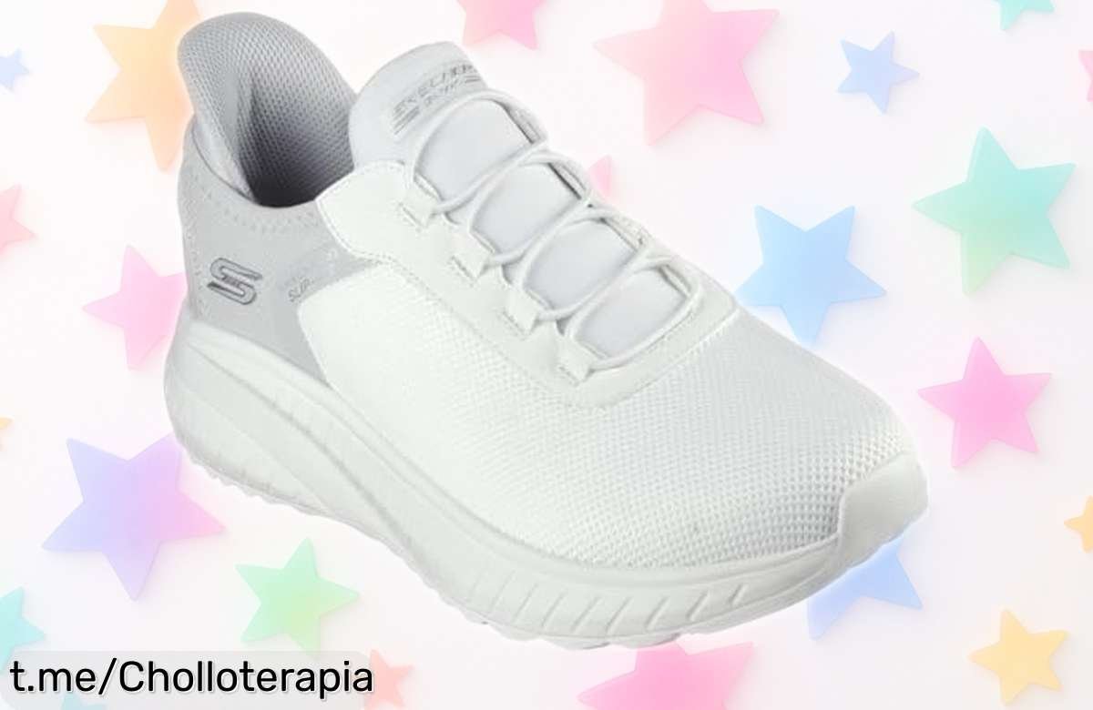 Zapatillas deportivas Skechers Bobs Squad Chaos, la oferta perfecta para caminar con estilo y libertad. ¡Consigue tu par ahora antes de que sea tarde!