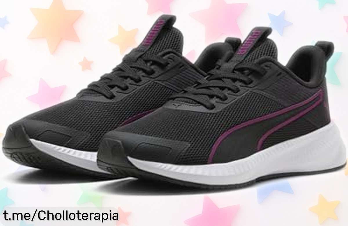Zapatillas para correr Puma Flyer Lite 4 a un precio de locura, con amortiguación y suela antideslizante. Haz que cada carrera sea una aventura inolvidable. ¡Consigue las tuyas ya!