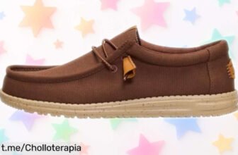 Zapatos casuals súper ligeros HEYDUDE Men Wally Canvas Brown, ¡regalazo a precio de ganga que no puedes dejar escapar, siente la libertad en cada paso!